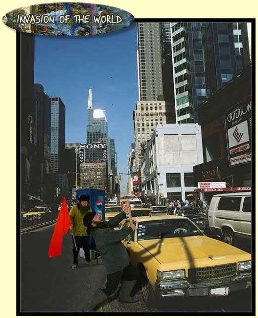 Invasion of the world, canvas 2