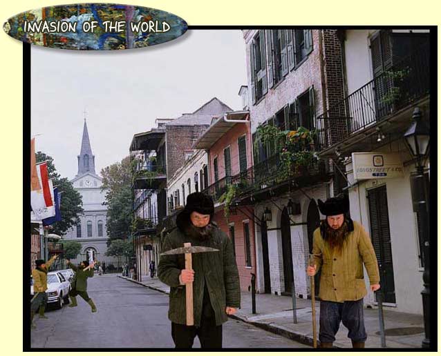 Invasion of the world, canvas 9